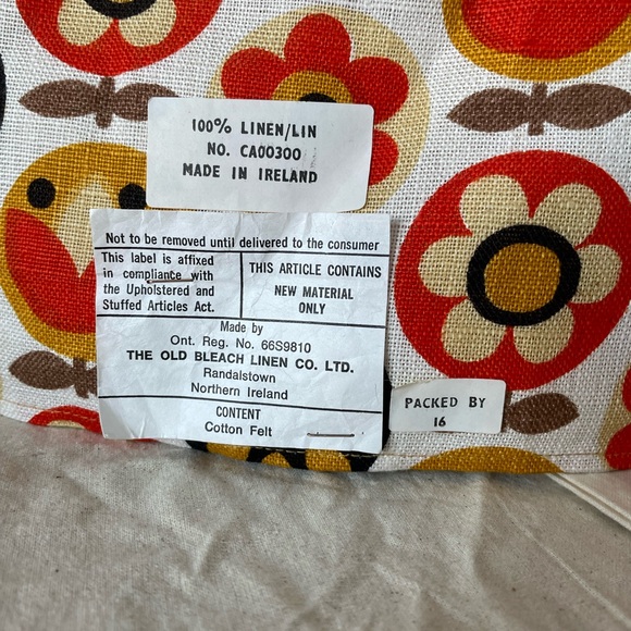 Irish Linen ☘️ Vintage Retro Floral Print Tea Cozy NWT - Picture 6 of 10